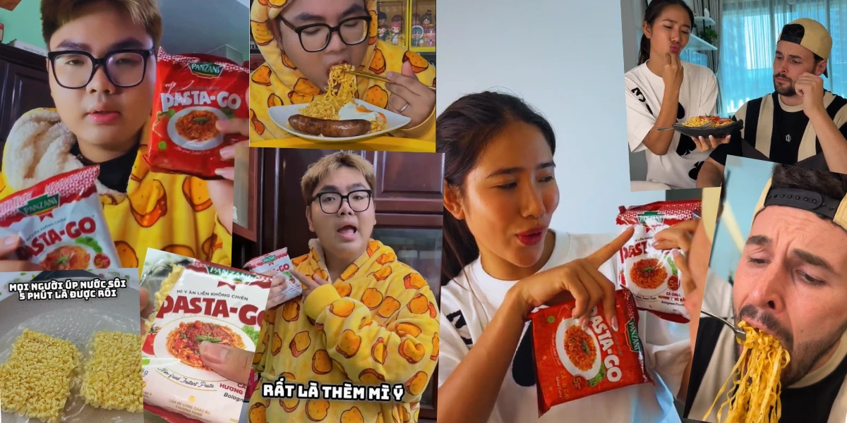 Tiktoker Việt mê Pasta-Go vì quá “daiiii”